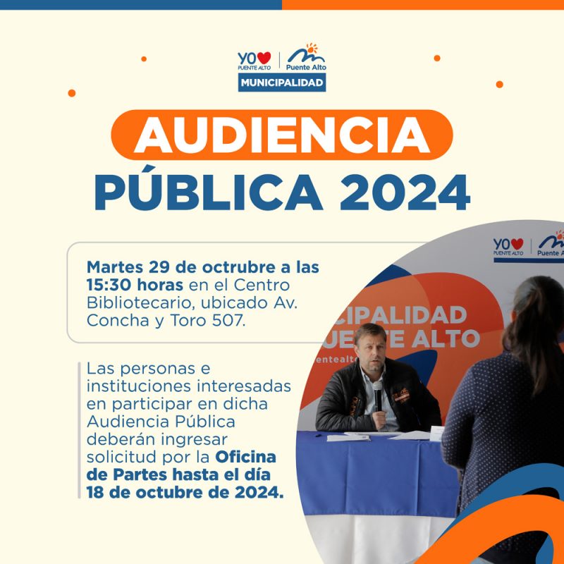 AUDIENCIA PÚBLICA N°01-2024